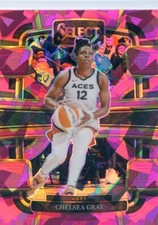 2024 Panini Select WNBA CHELSEA GRAY #94 PINK ICE PRIZM ACES