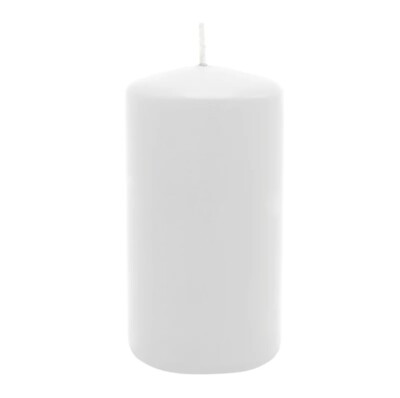 100% PURE, NATURAL WAX, Stumpenkerze, Natural, WENZEL, 240x80 mm ca. 120 Stunden