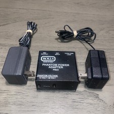 Rolls Phantom Pb23 Power Adapter For Microphone 12 Or 48 Vdc Untested