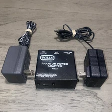ROLLS PHANTOM PB23 POWER ADAPTER FOR MICROPHONE 12 OR 48 VDC UNTESTED