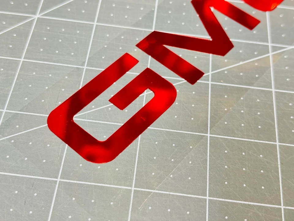 TWO GMC Die Cut Vinyl Decals Many Sizes/Colors Avail FREE Ship! Gmc Trucks Jimmy Foto 2 de 4