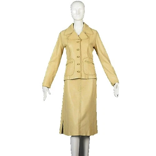 Leather Casual Vintage Suits, Sets & Suit Separates for Women