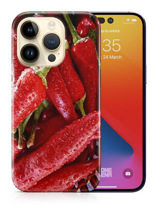CASE COVER FOR APPLE IPHONE|SPICY CHILLI PEPPER WALLPAPER #2