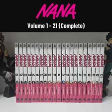 NANA (Vol. 1-21) Manga Complete Set Full/Loose English Version Comic Book Series