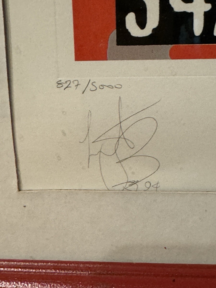 The Rolling Stone VOODOO LOUNGE WORLD TOUR Limited Ed. Litho, 827