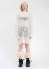 Doublet Upcycle Winder Yarn Pullover Limited 12/14 One Size White Sweater $790