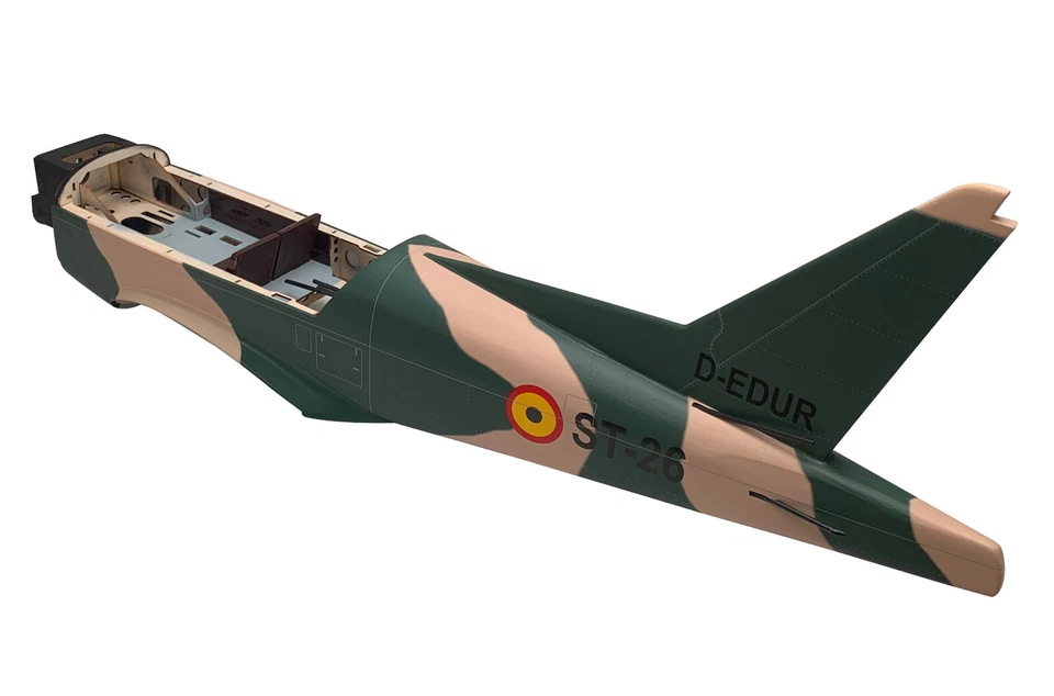 VQ Model .60 Size SIAI Marchetti SF-260 Fuselage without Canopy (German Version) - Image 3 of 4