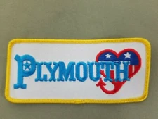 Plymouth Embroidered Iron On Automotive Patch