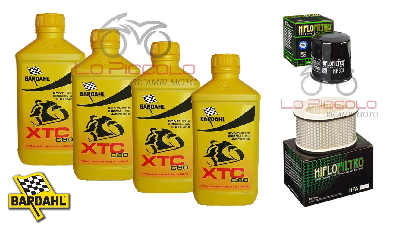 Kit Tagliando Bardahl XTC C60 10W40 Per Yamaha T-Max E Kymco Xciting - Con Filtro Olio HF985 - Foto 8