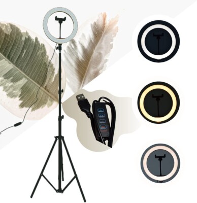 Ring Fill Light with Tripod (BIG SIZE) | 9 Light Modes & 3 Light Colours