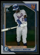 2024 Bowman Chrome Prospects Heriberto Rincon #BCP-172 GS1-4