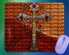 CHRISTIAN CROSS RELIGIOUS PRAY mouse pad mousepad