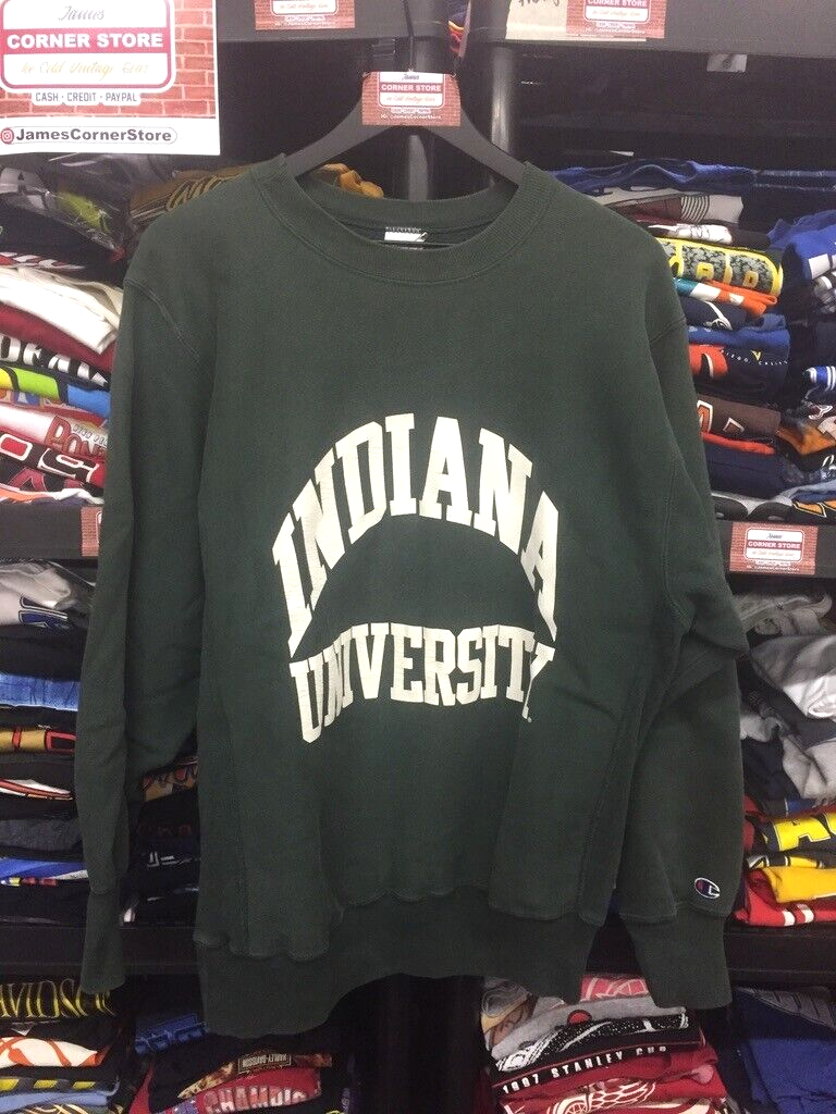 CHAMPION リバースウィーブ スウェット Indiana Hoosiers 90s USA製 Championチャンピオン INDIANA パッチ付き リバース
