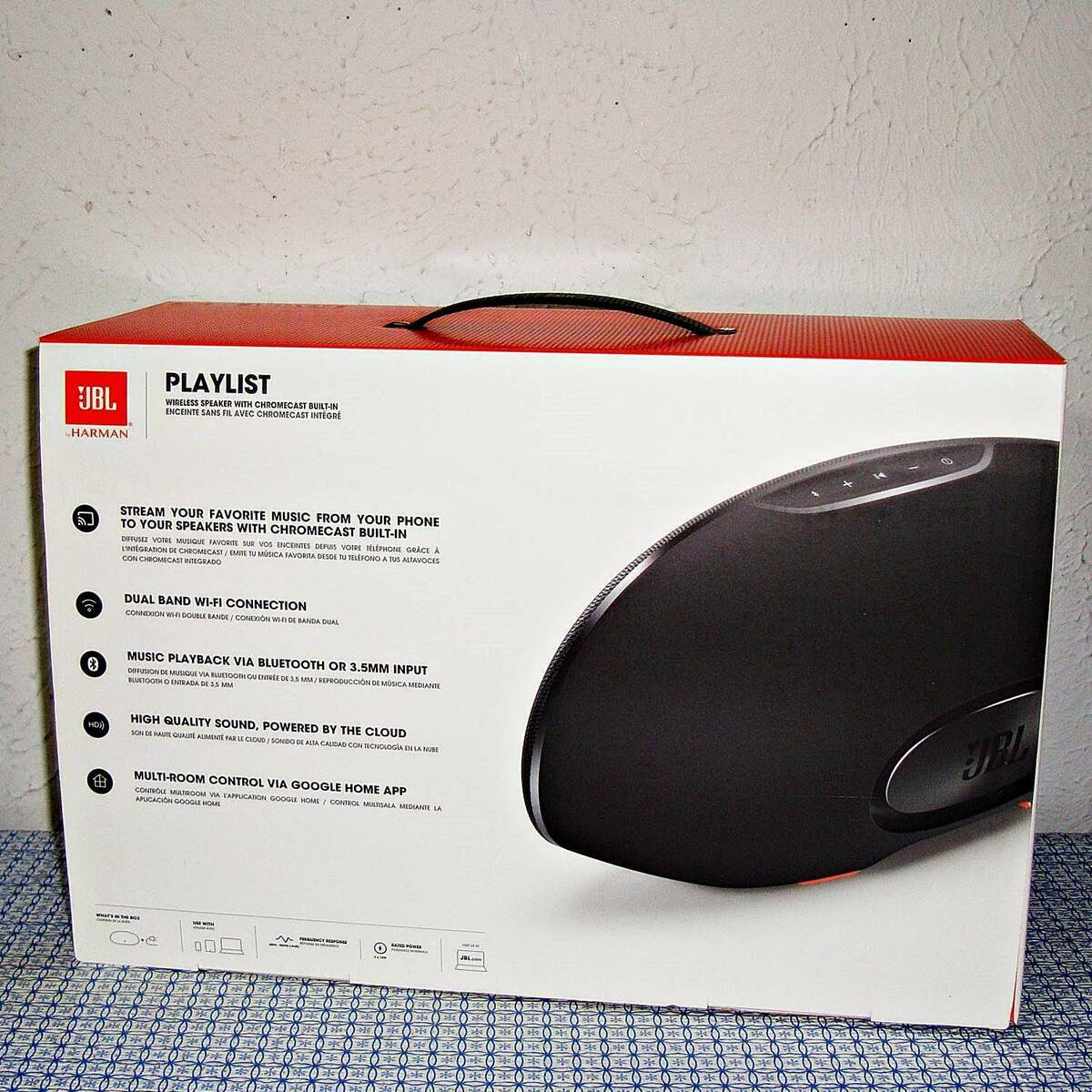 NEW】JBL PLAYLIST WIRELESS POWERED SPEAKER W/ CHROMECAST NEW】JBL PLAYLIST WIRELESS POWERED SPEAKER W/ CHROMECAST