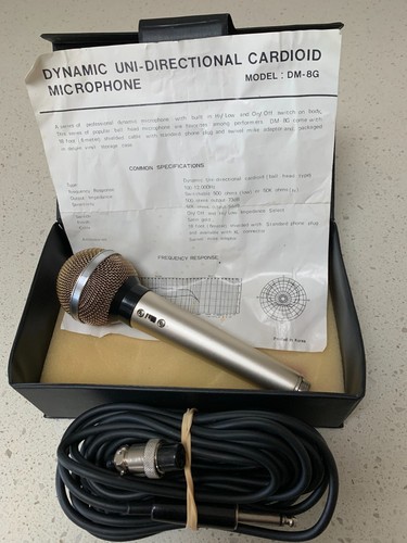 Dynamic Uni-directional Cardioid Microphone, model DM-8G - Picture 3 of 4