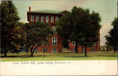 Students Hall Juniata College Huntingdon PA c1907 UDB Vintage Postcard G47