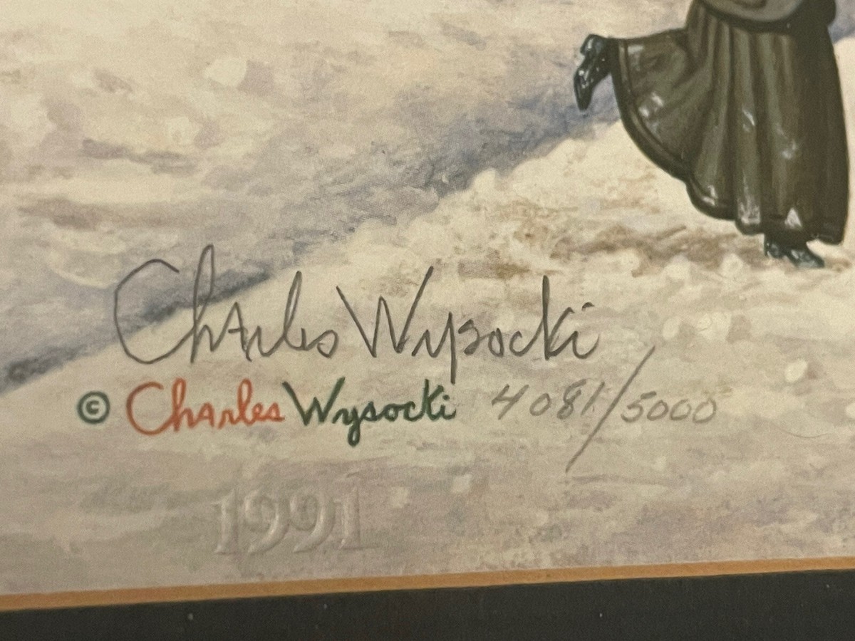 Charles Wysocki チャールズワイソッキー　額入りアートポスター Charles Wysocki チャールズワイソッキー 額入りアートポスター