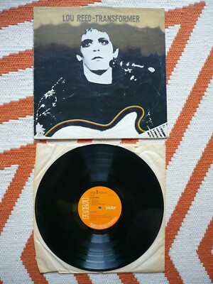 Lou Reed Transformer Vinyl UK 1972 RCA Victor 1st Press 1E/1E LP David Bowie