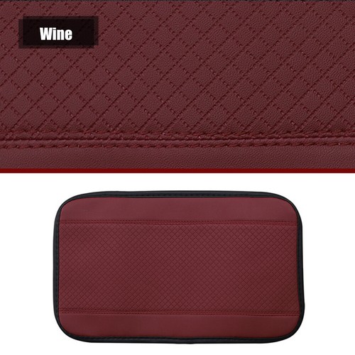 Car Armrest Pad Cover Universal Leather Center Console Box Cushion Mat Protector - Picture 28 of 31