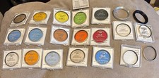 Vintage Ednalite Series 6 VI Camera Filter Lot of 19-pcs w/ Holder MINT/NEW