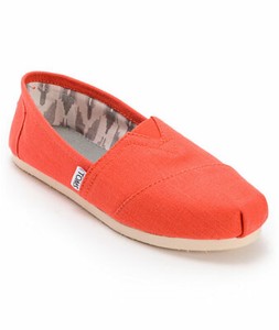 orange toms womens