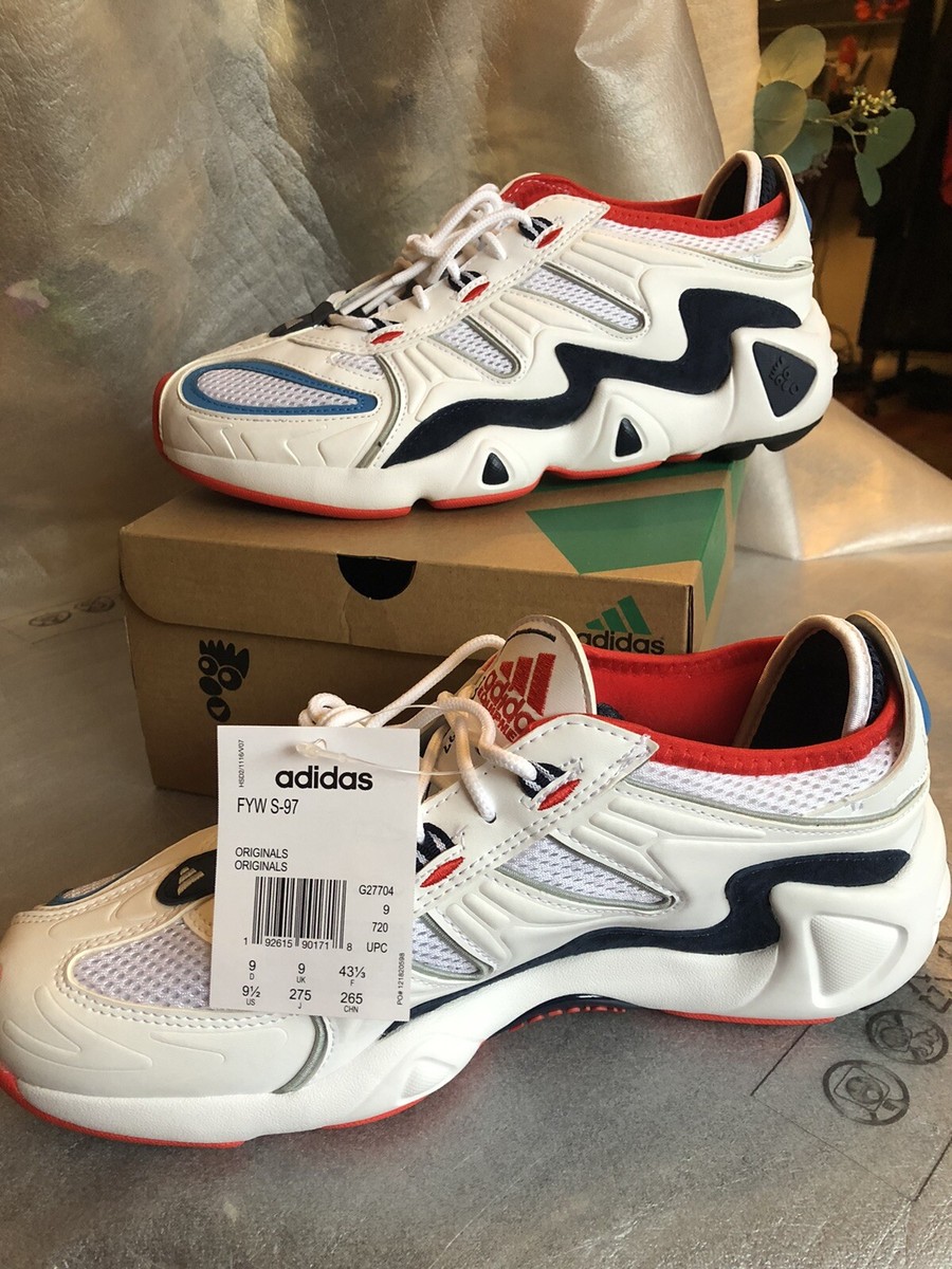 Adidas Originals FYW S-97 G27704 Men's Low Top Sneakers White/Red