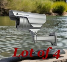 Lot of 4 Outdoor Color Cameras W/ 600TVL 9-22mm PAL LEDs IR D/N Vandal-Proof NEW