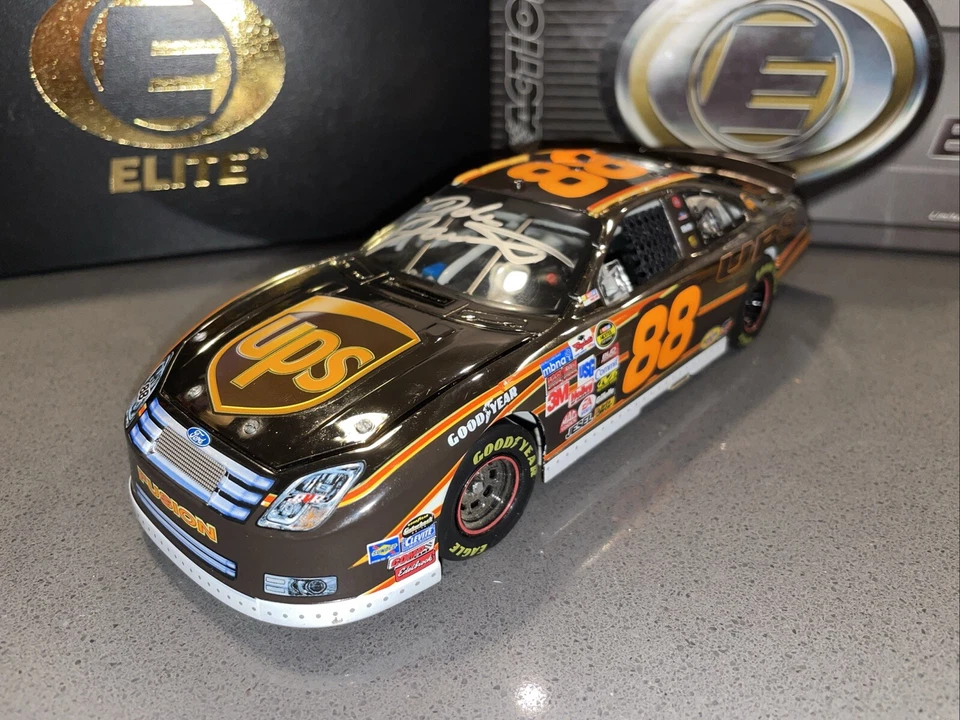 Raro Dale Jarrett AUTOGRAFIADO 2006 Fusion Oro Blanco Elite ¡1 de solo 25 Hecho! Foto 2 de 4