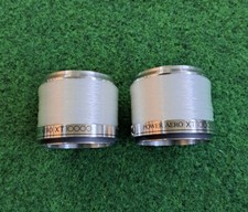 2 bobine di ricambio Shimano Power Aero XT 10000 TOP E-bobine carpa pesca velo