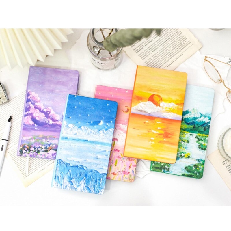 Oil Painting Diary Hardcover Notepad Pocket Notebook Personal Travel Journal eBay