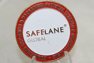 Explosive & Hazardous Material Threats Security Risks Challenge Coin