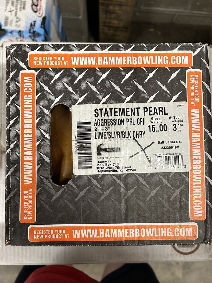 16 Hammer Statement Pearl Bowling Ball eBay