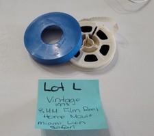 Old Home Movies 8MM Film Reel Vintage 1972 Miami Lion Safari Read   L 