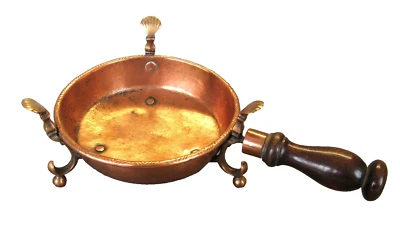 Réchaud à Braise En Cuivre XVIIIe. - Photo 1/4