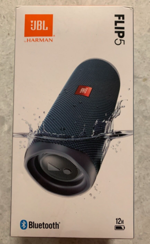 New! JBL Harman Flip 5 Bluetooth 12 Hours Waterproof Speaker Party Boost 65Hz - Afbeelding 1 van 3