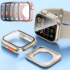 2 IN 1 Waterproof Case for Apple Watch Series 10 9 8 7 6 5 with Screen Protector
