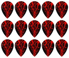 5 New Sets Harrows Rapide X Pear Dart Flights   Ships w/ Tracking - Red