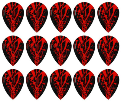 5 New Sets Harrows Rapide X Pear Dart Flights   Ships w/ Tracking - Red
