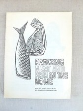 Bulletin USDA, maison et jardin n° 93, CONGÉLATION VIANDE ET POISSON À LA MAISON, 1966
