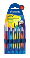 Pelikan 700733 Pelikan Griffix Schulpinsel-Starter-Set, 5-Teilig