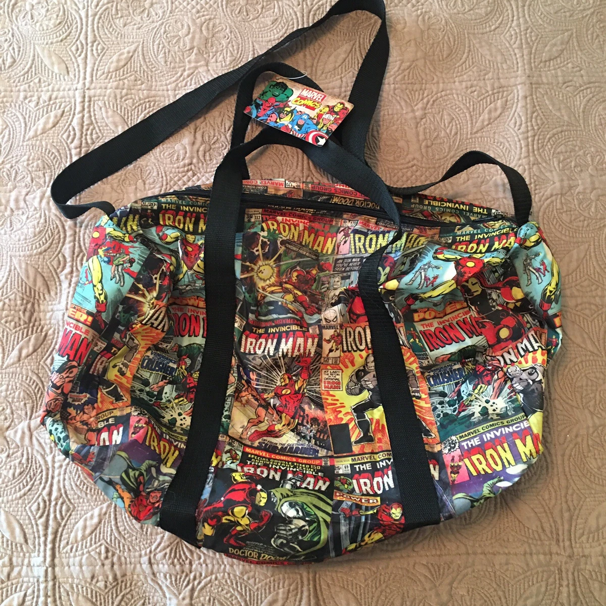 NEW with tags Marvel Comics Iron Man Tote Bag eBay