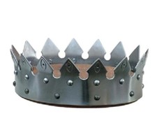 Medieval Armor Crown,MS 1.2mm,Prince Crown,Crown for Prince,Christmas Gifts