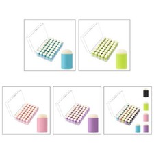 Craft Finger Sponge Daubers with Clear for Case for DIY Stamping Card Making 40p