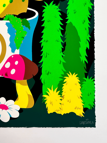 Impresión DABS MYLA “Meditación Jardín Paz (Neón)” - Imagen 4 de 6