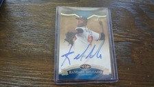 2012 TOPPS TIER ONE OR-RD #194/395 RANDALL DELGADO AUTOGRAPHED BASEBALL CARD