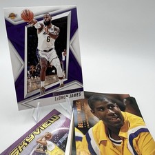 Los Angeles Lakers Card Lot - 15 Cards Including Magic, LeBron James + More!