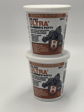 2-Pack 14-oz. Sta Put Ultra Plumber's Putty 25171 Plumbing Plumber