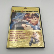 Rome Adventure DVD 1962. Troy Donahue, Suzanne Pleshette. Warner Archive. NEW!
