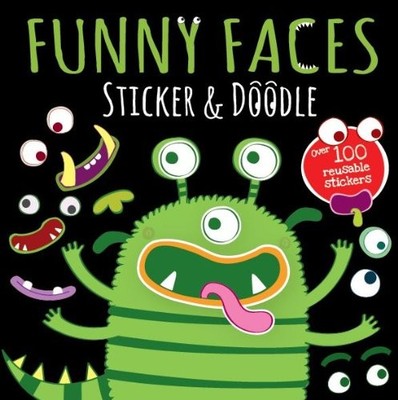 Funny Faces Monsters: Sticker & Doodle