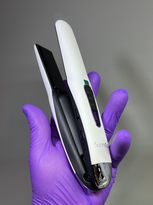 SUNMAY Voga Akku Haarglätter und Lockenstab Mini Glätteisen Lockenstab